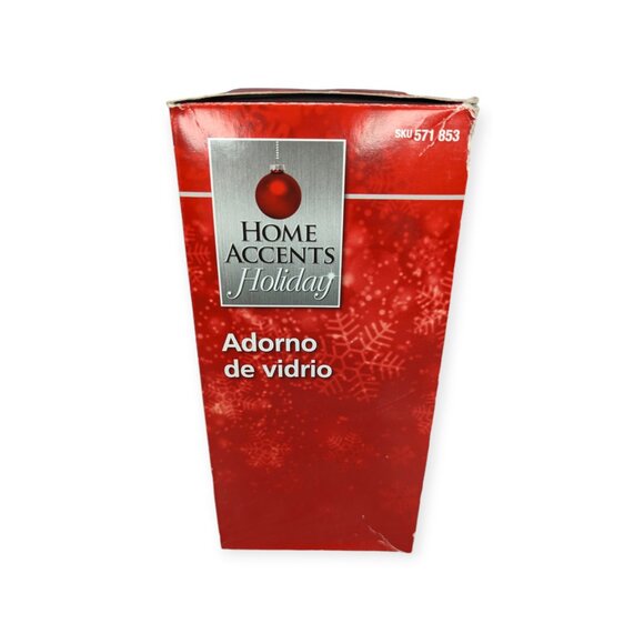 Home Accents Holiday Blown Glass Golfing Santa Christmas Ornament - Picture 7 of 10